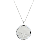 Sprinkle Diamonds Glass Necklace