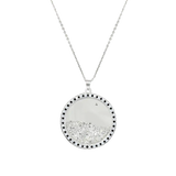 Sprinkle Diamonds Glass Necklace