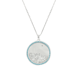 Sprinkle Diamonds Glass Necklace
