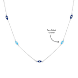 Evil Eye Two-Sided Necklace