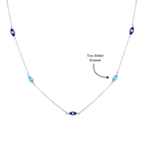 Evil Eye Two-Sided Necklace