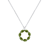 Sunset Peridot Necklace