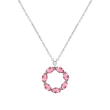 Sunset Pink Tourmaline Necklace