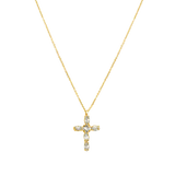 Cross Marquise Diamond Necklace