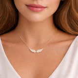 Angel Diamond Wings Necklace
