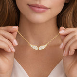 Angel Diamond Wings Necklace