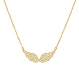 Angel Diamond Wings Necklace