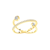 Interlink Diamond Ring
