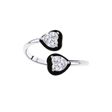 Double Love Heart Ring