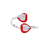Double Love Heart Ring