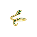 Snake Emerald Ring