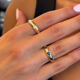 Trio Pear Diamonds Ring