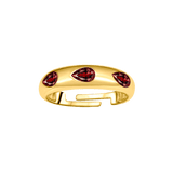 Trio Pear Diamonds Ring