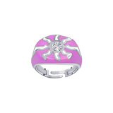 Sunshine Enamel Pinky Ring