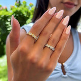 Heart Diamonds Ring