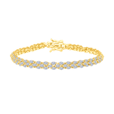 Snake Diamond Tennis Bracelet