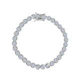 Heart Diamonds Tennis Bracelet