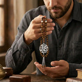 Arabic Name Brown Tiger Eye Masbaha