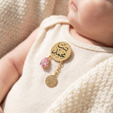 Baby Name Engraved Brooch