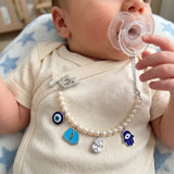 Baby Name Brooch Pacifier Holder
