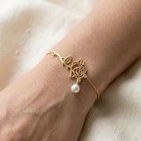 Birth Flower Birthstone Bracelet