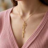 Birth Flower Mama Necklace
