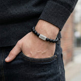 Cubic Bar Beads Bracelet