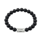 Cubic Bar Beads Bracelet