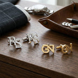 Custom Initials Cuff Links