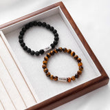 Cubic Bar Beads Bracelet