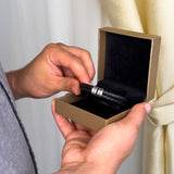 Custom Name Rings Double Leather Bracelet