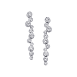 Diamond Hive Drop Earrings