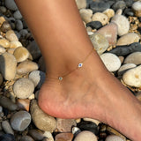 Evil Eye Multicolor Anklet