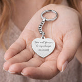Heart Photo Engraved Keychain