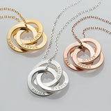 Interlocked Hoops Necklace