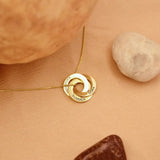 Interlocked Hoops Necklace