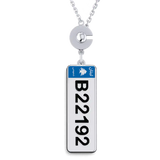 Lebanon Car Plate Keychain