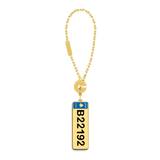 Lebanon Car Plate Keychain