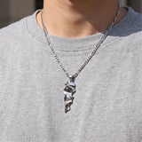 Lebanon 3D Map Men's Necklace