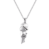 Lebanon 3D Map Men's Necklace