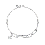 Paper Clip Star Bracelet