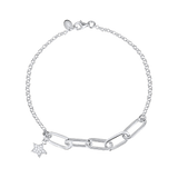 Paper Clip Star Bracelet