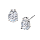 Pear Shape Diamond Studs