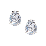 Pear Shape Diamond Studs