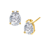 Pear Shape Diamond Studs