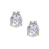 Pear Shape Diamond Studs