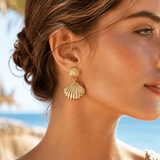 Shell Drop Earrings
