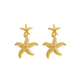 Star Fish Drop Earrings