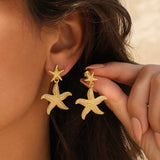 Star Fish Drop Earrings