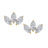 Trio Marquise Diamond Studs